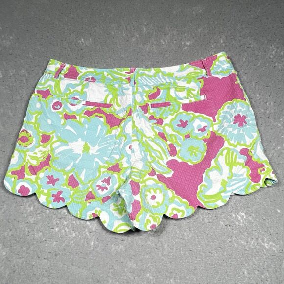 Lilly Pulitzer Shorts Womens Size 14 Multicolor Buttercup Stretch Floral - Picture 9 of 15